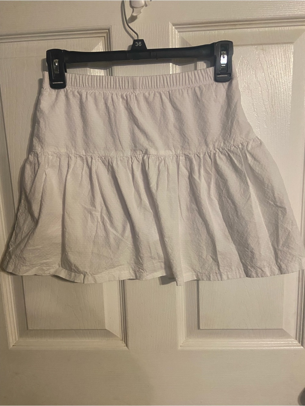 EUC Girls BISBY 100% Cotton White Skort. Sz 12 Great For Back To School!